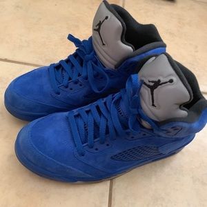 Blue Jordan 5s